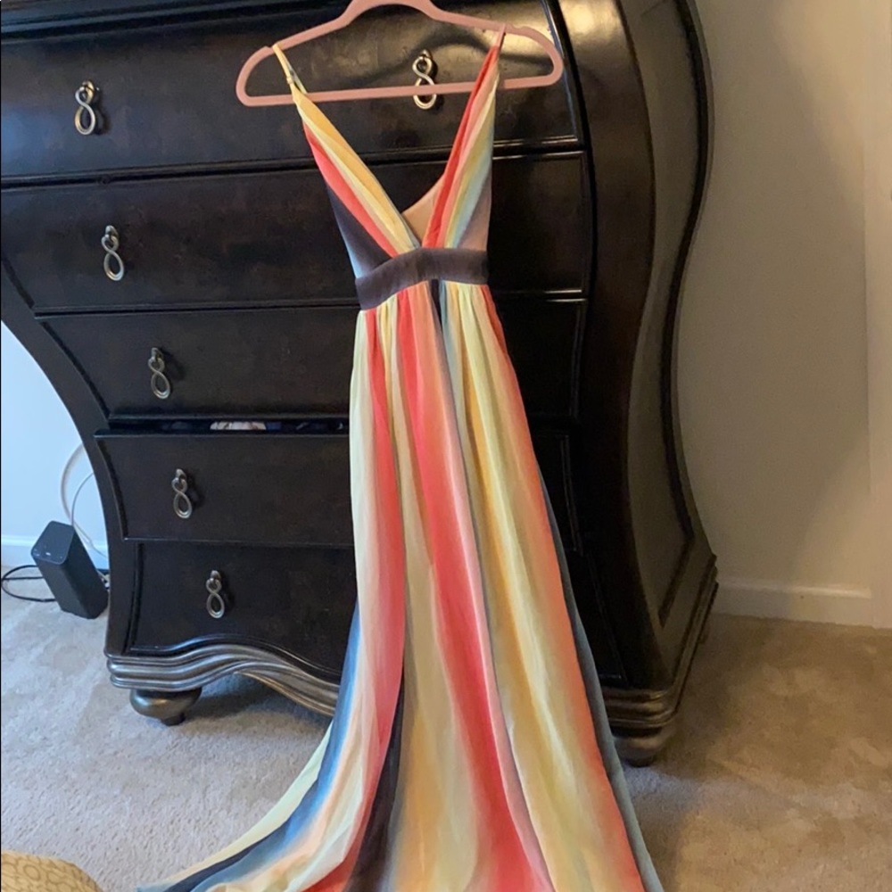 Rainbow Maxi Dress